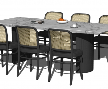 Modern Dining Table And Chairs-ID:581379894