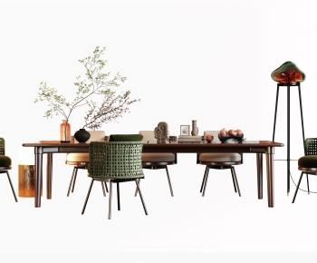 Modern Dining Table And Chairs-ID:701559074
