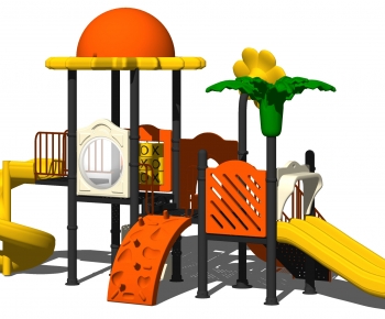现代儿童滑梯 游乐设施 娱乐器材设备-ID:792293075