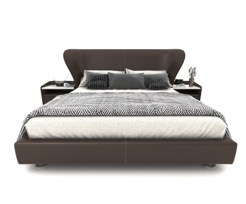 Modern Double Bed-ID:222888958