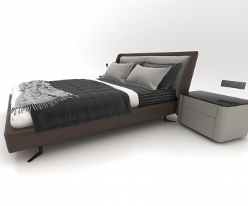 Modern Double Bed-ID:273689998