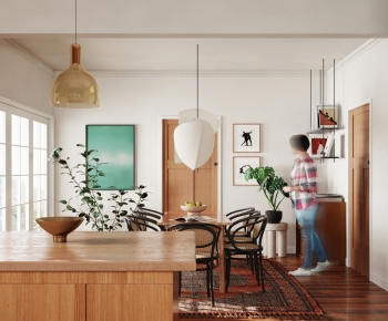 Nordic Style Dining Room-ID:514446979