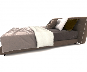 Modern Double Bed-ID:611593018