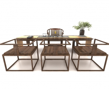 New Chinese Style Tea Tables And Chairs-ID:443440918