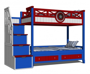 American Style Bunk Bed-ID:638799915