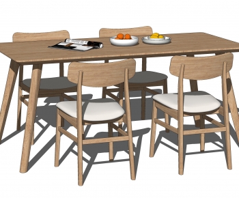 Nordic Style Dining Table And Chairs-ID:857959039