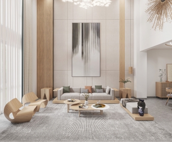 Wabi-sabi Style A Living Room-ID:257446059