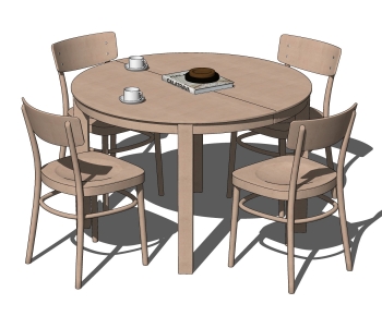 Nordic Style Dining Table And Chairs-ID:462980036