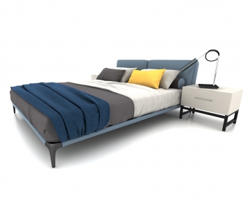 Modern Double Bed-ID:529191022