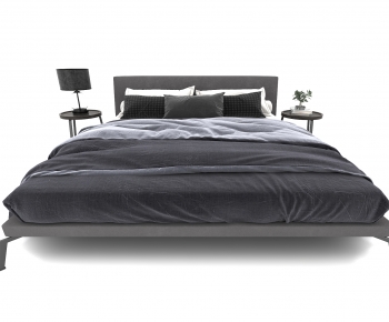 Modern Double Bed-ID:354370127