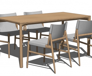 Nordic Style Dining Table And Chairs-ID:278362046