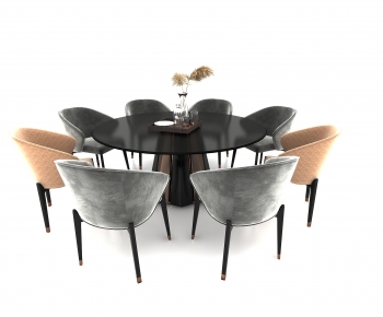 Modern Dining Table And Chairs-ID:447237011