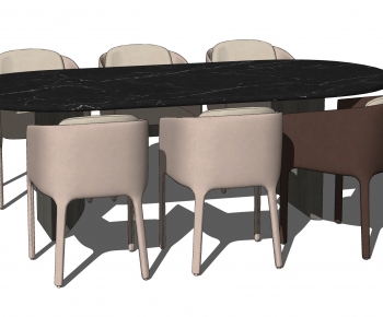 Modern Dining Table And Chairs-ID:387099036