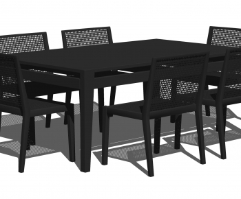 Modern Dining Table And Chairs-ID:404412037