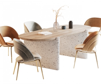 Modern Dining Table And Chairs-ID:543085106