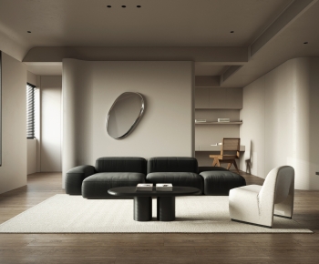 Wabi-sabi Style A Living Room-ID:291162016