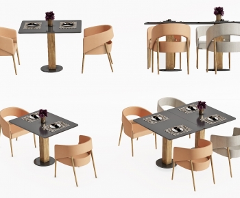 Modern Dining Table And Chairs-ID:399214987