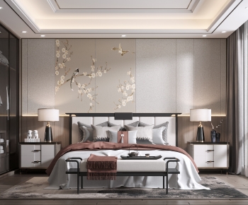 New Chinese Style Bedroom-ID:459695108