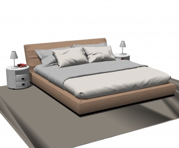 Modern Double Bed-ID:330250027