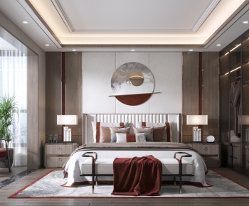 New Chinese Style Bedroom-ID:186688906