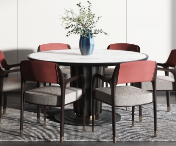 New Chinese Style Dining Table And Chairs-ID:873255017