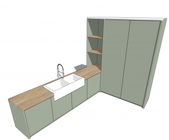 Modern Kitchen Cabinet-ID:737164025