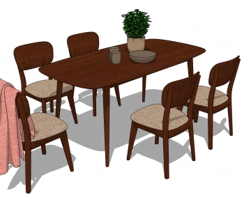 Modern Dining Table And Chairs-ID:143836027