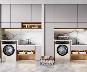 Modern Laundry Cabinet-ID:277240046