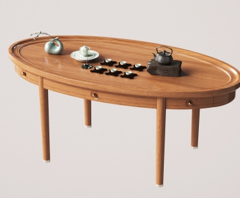 新中式实木茶桌-ID:172410964