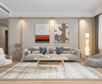 Japanese Style A Living Room-ID:772193917