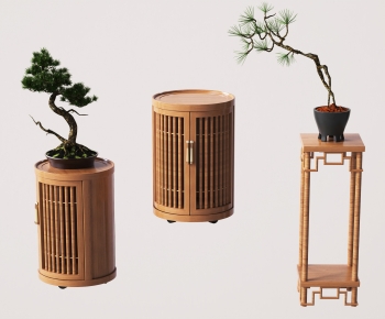 Modern New Chinese Style Side Table/corner Table-ID:333415034