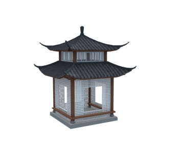 Chinese Style Ancient Architectural Buildings-ID:389511117