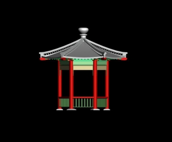 Chinese Style Ancient Architectural Buildings-ID:211024055