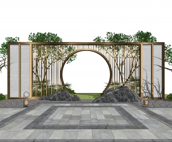 New Chinese Style Garden-ID:847430949