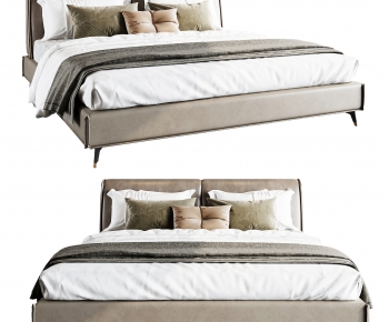 Modern Double Bed-ID:725043065