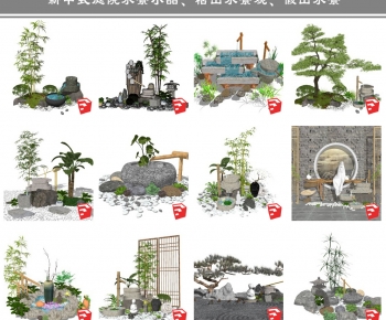 New Chinese Style Garden-ID:618788004