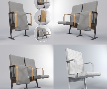现代会议椅 折叠椅子-模型ID【1293811】
