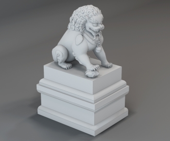 中式石狮子-ID:183729898