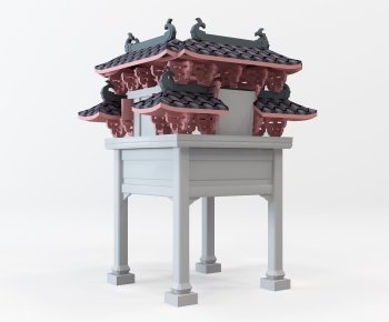 Chinese Style Ancient Architectural Buildings-ID:404880053