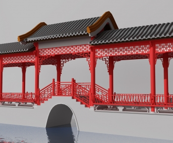 Chinese Style Ancient Architectural Buildings-ID:881772998