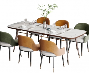 Modern Dining Table And Chairs-ID:916457899