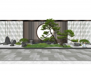 New Chinese Style Garden-ID:701051957