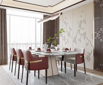 New Chinese Style Dining Room-ID:431560046