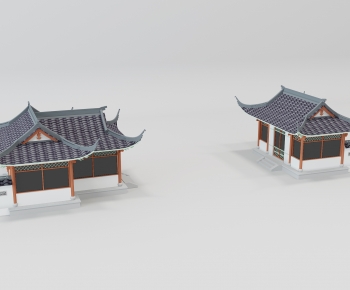 Chinese Style Ancient Architectural Buildings-ID:429720967