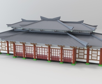 Chinese Style Ancient Architectural Buildings-ID:745265019