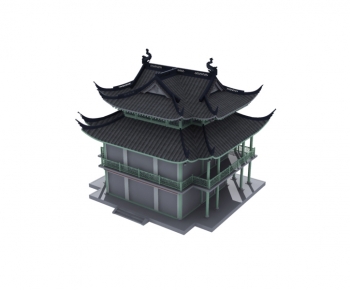 Chinese Style Ancient Architectural Buildings-ID:510840893