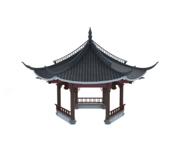 Chinese Style Ancient Architectural Buildings-ID:561122894