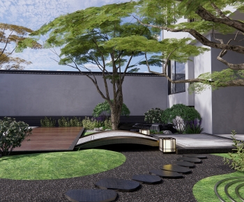New Chinese Style Courtyard/landscape-ID:629831087