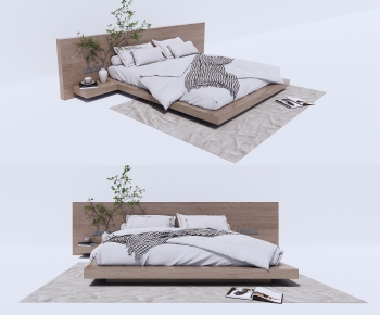 Wabi-sabi Style Bedroom-ID:524380232