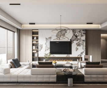 Wabi-sabi Style A Living Room-ID:298805951